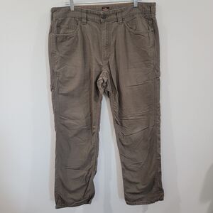 Ridgecut‎ Toughwear Mens Carpenter Work Pants Size 36 X 32 Brown Utility